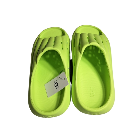 UGG Australia W Foamo Slip On Lime Green Size 8 - Picture 2 of 16